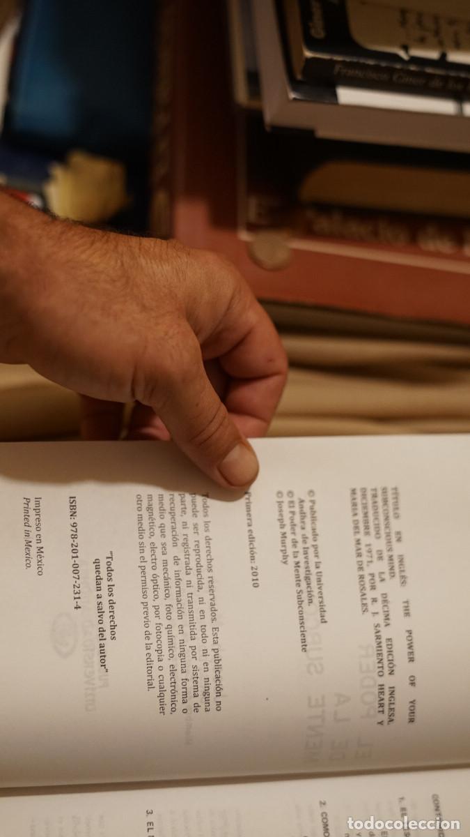 Libros de segunda mano: Josep Murphy - El poder del subconciente - Foto 2