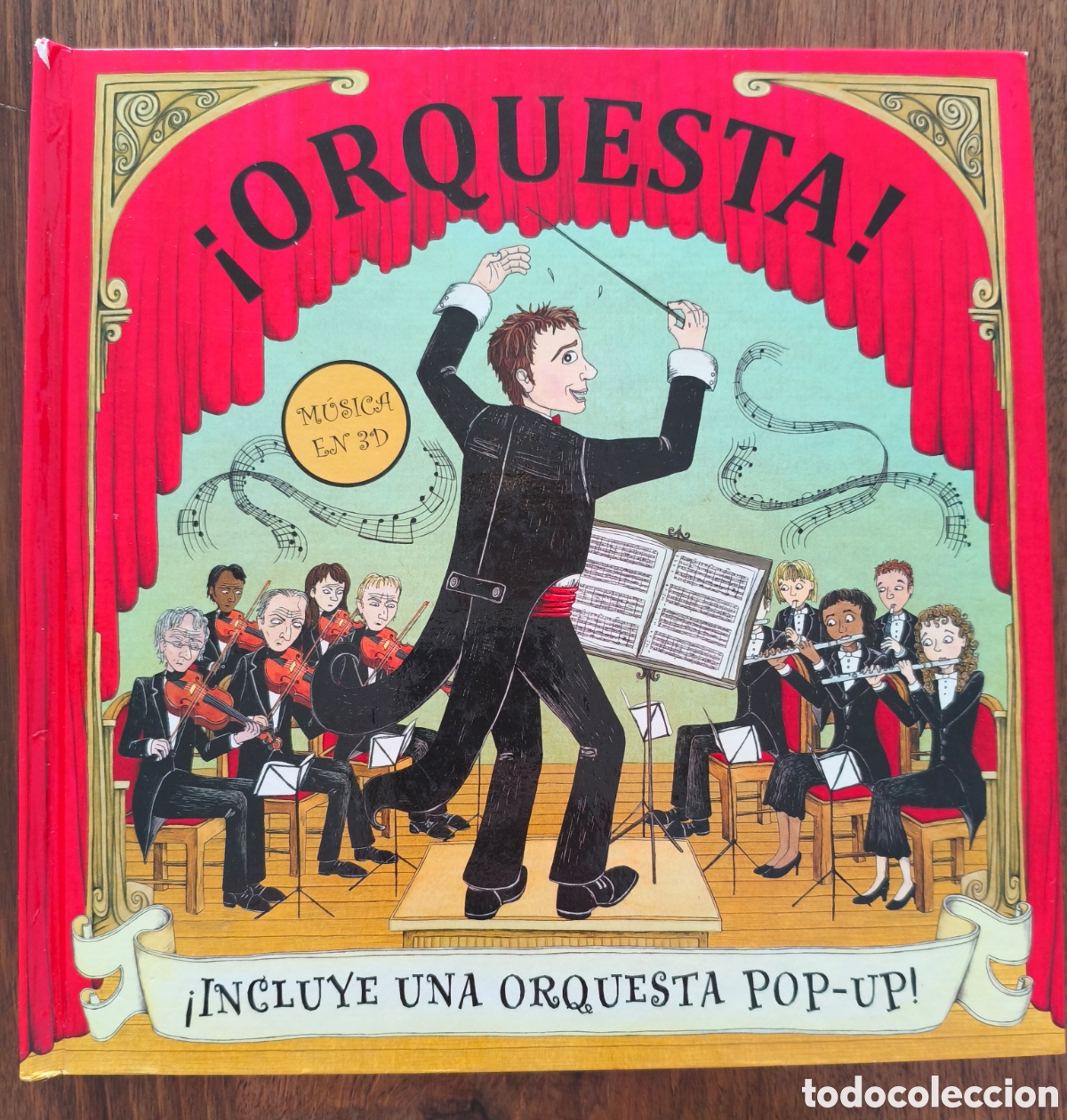Libros de segunda mano: &iexcl;ORQUESTA! INCLUYE UNA ORQUESTA POP UP. NICOLA ROBINSON. ED. COMBEL 2010