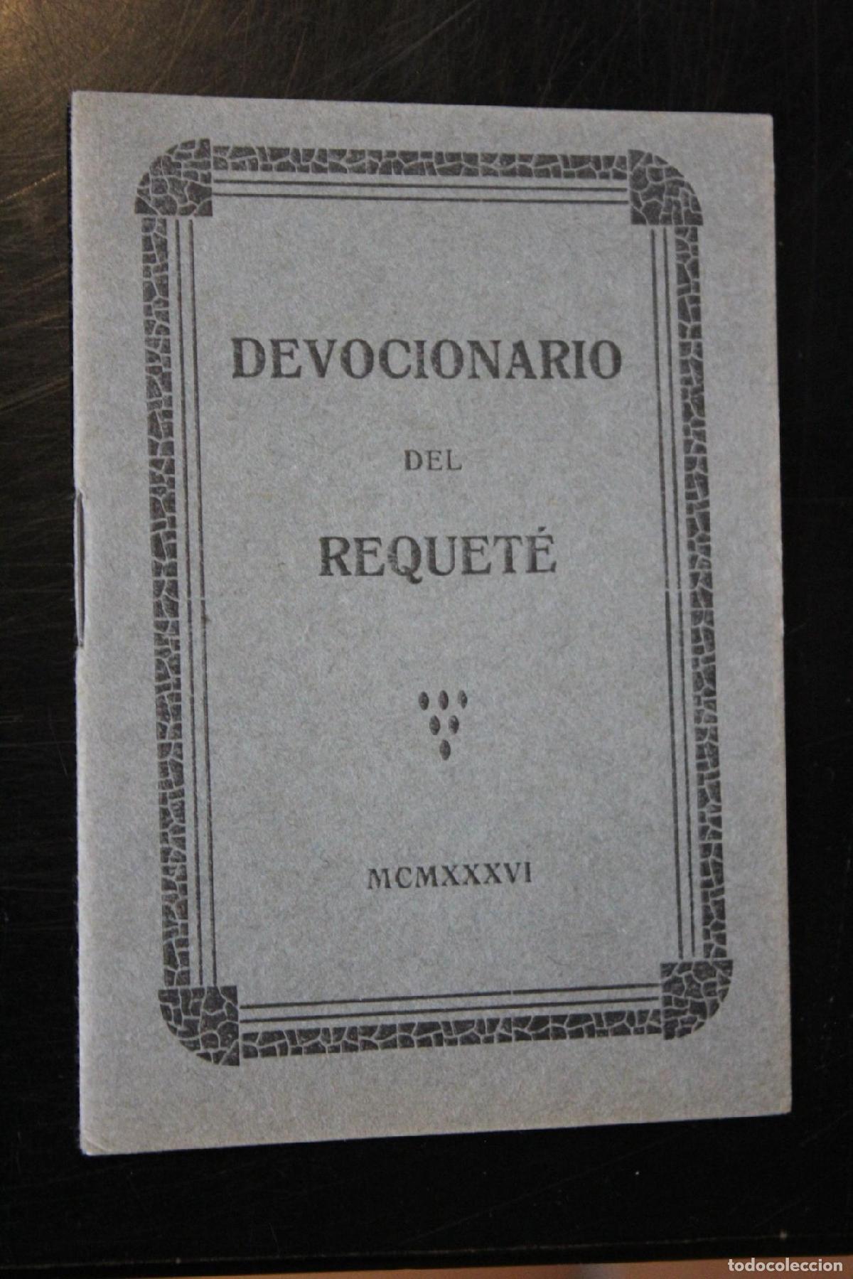 Libros de segunda mano: Devocionario del Requet&eacute;.- 1936. -