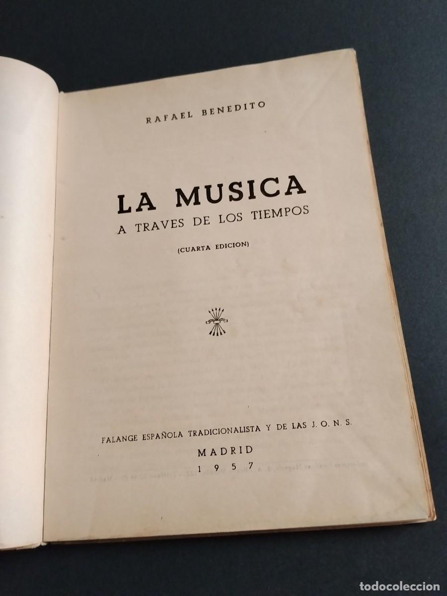 Libros de segunda mano: HISTORIA DE LA M&Uacute;SICA - Rafael Benedito - Foto 4