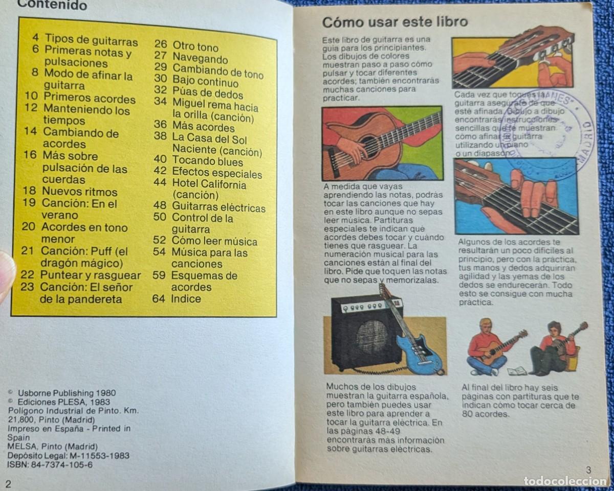 Libros de segunda mano: La guitarra - Gu&iacute;a del aficionado - Plesa - SM (1983) - Foto 3