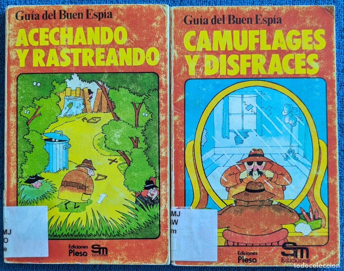 Libros de segunda mano: Acechando y Rastreando - Camuflajes y disfraces - Gu&iacute;a del buen esp&iacute;a - Plesa (1980)