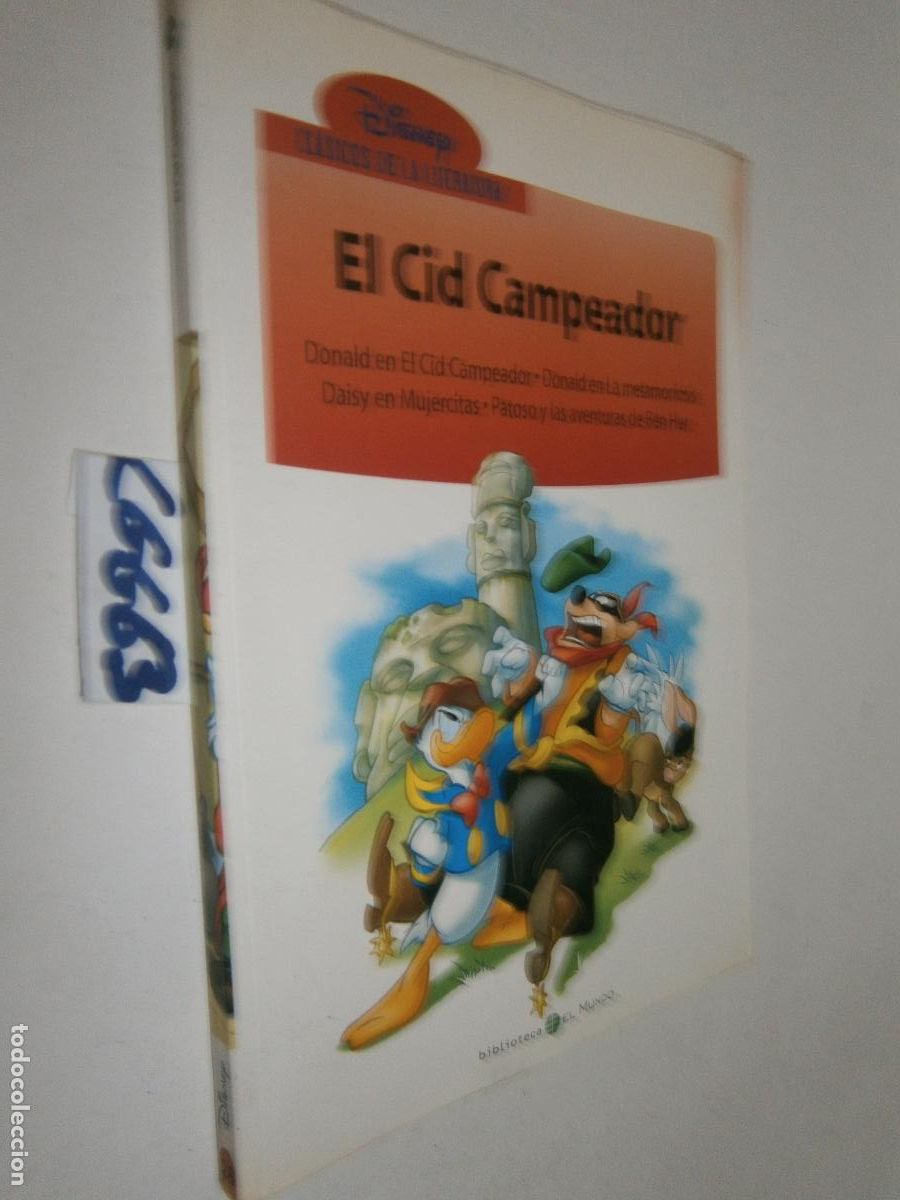 Libros de segunda mano: DISNEY CLASICOS DE LA LITERATURA - EL CID CAMPEADOR