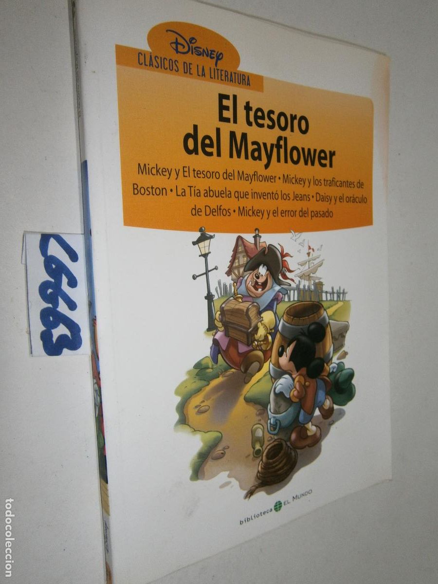 Libros de segunda mano: DISNEY CLASICOS DE LA LITERATURA - EL TESORO DE MAYFLOWER