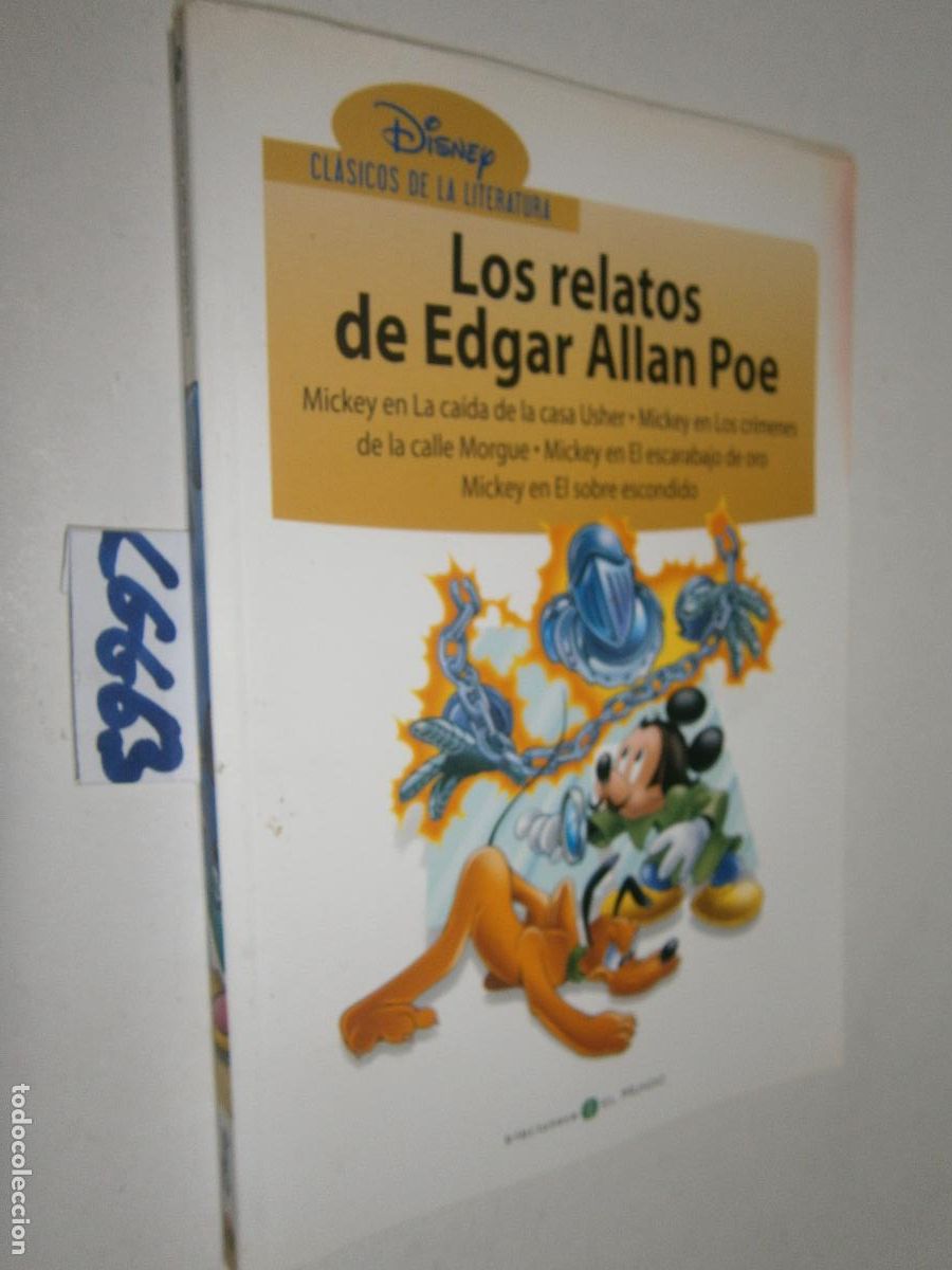 Libros de segunda mano: DISNEY CLASICOS DE LA LITERATURA - LOS RELATOS DE EDGAR ALLAN POE