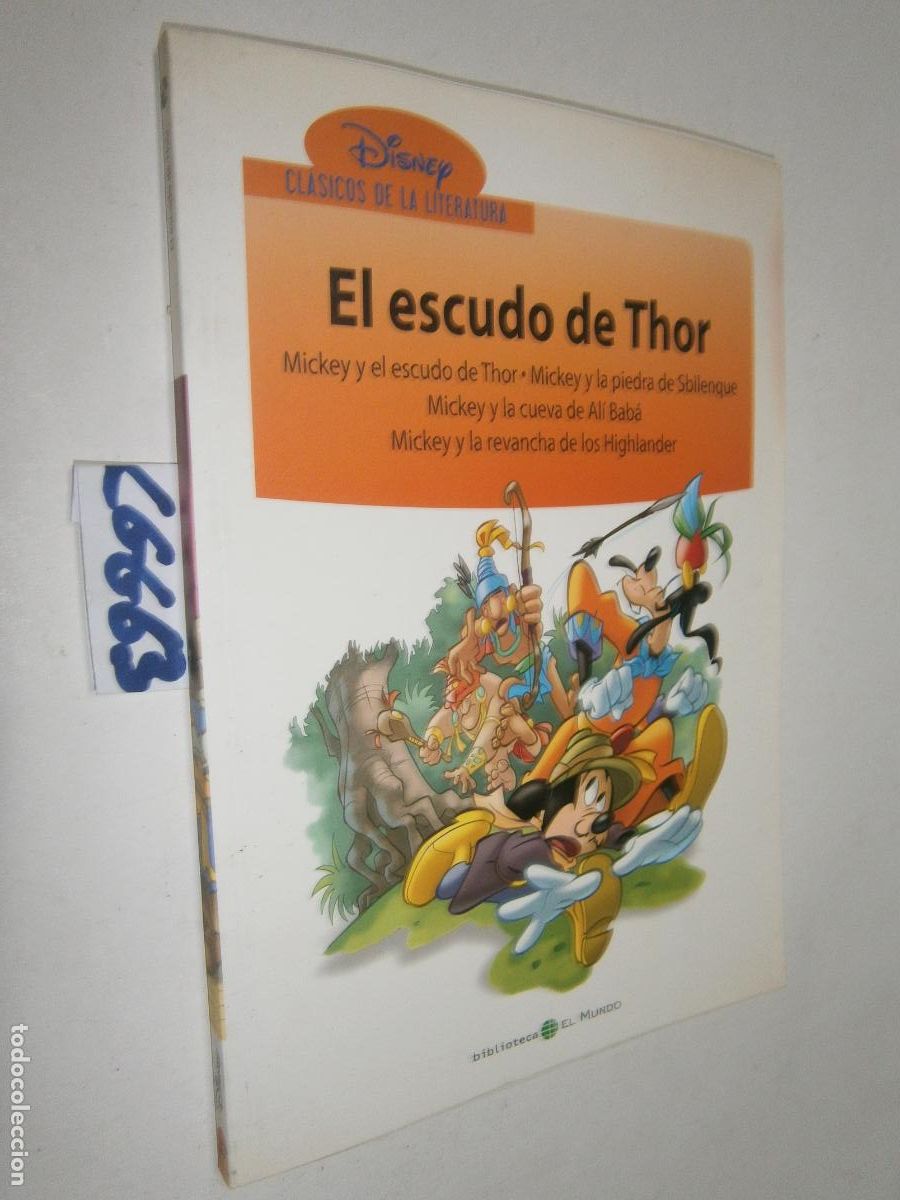 Libros de segunda mano: DISNEY CLASICOS DE LA LITERATURA - EL ESCUDO DE THOR