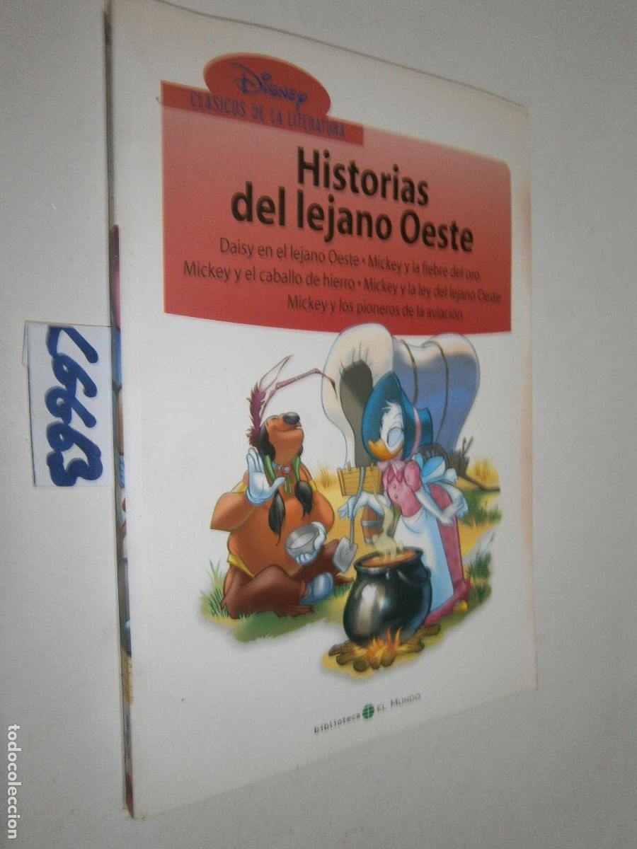 Libros de segunda mano: DISNEY CLASICOS DE LA LITERATURA - HISTORIAS DEL LEJANO OESTE