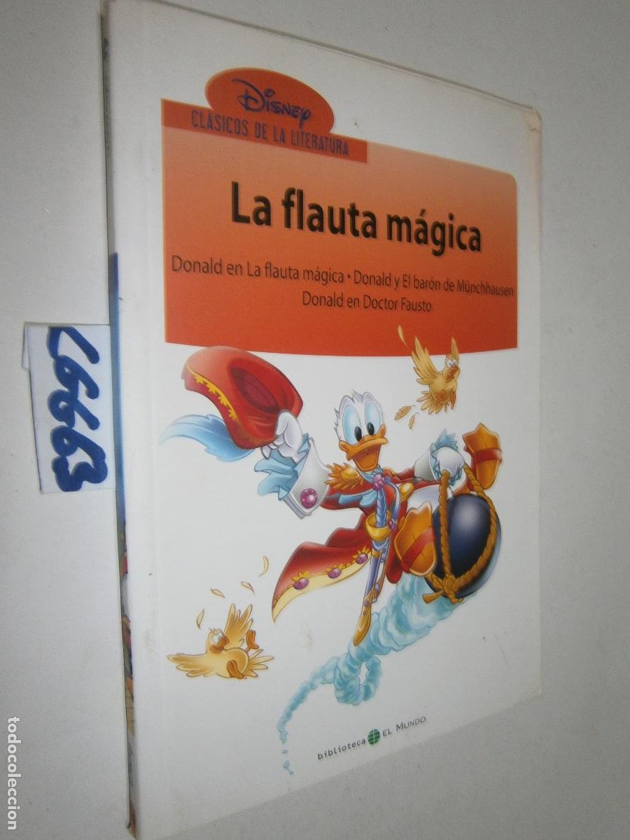 Libros de segunda mano: DISNEY CLASICOS DE LA LITERATURA - LA FLAUTA MAGICA