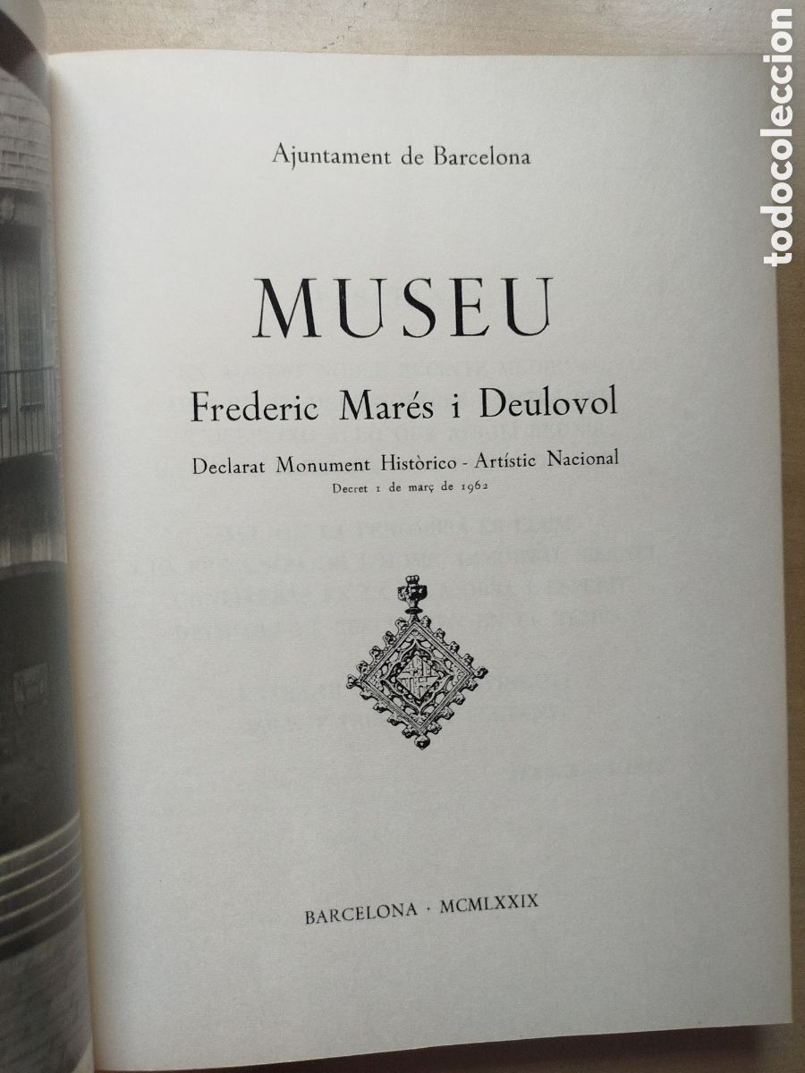 Libros de segunda mano: Cat&agrave;leg del Museu Mar&egrave;s, catal&agrave; - castell&agrave;, 1979 - Foto 8