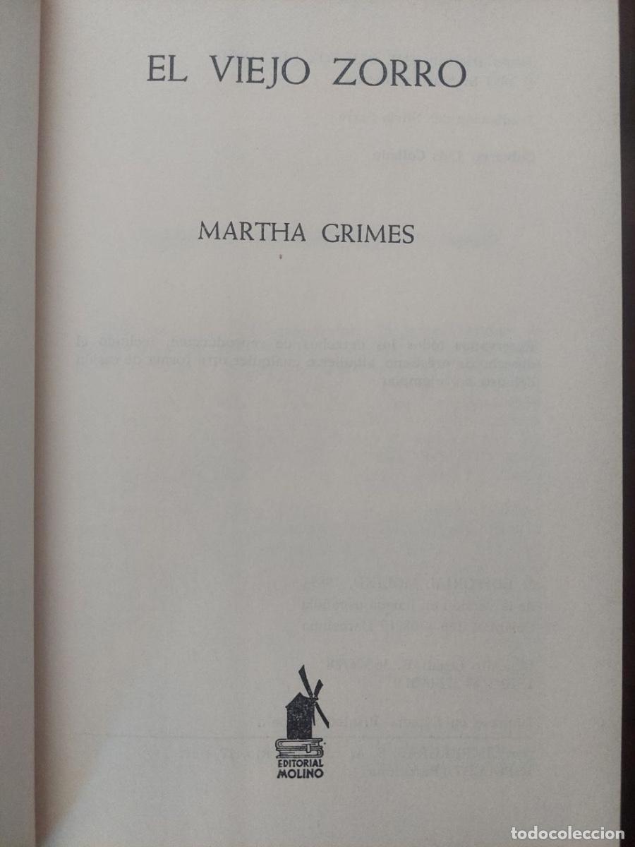 Libros de segunda mano: El viejo zorro. Grimes, Martha - Foto 2