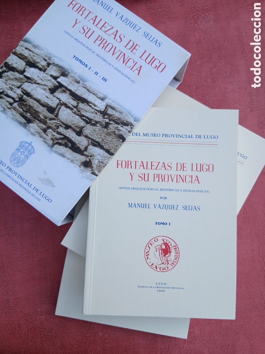 Libros de segunda mano: Fortalezas de Lugo y su provincia. Tomos I,II y III. Manuel V&aacute;zquez Seijas.