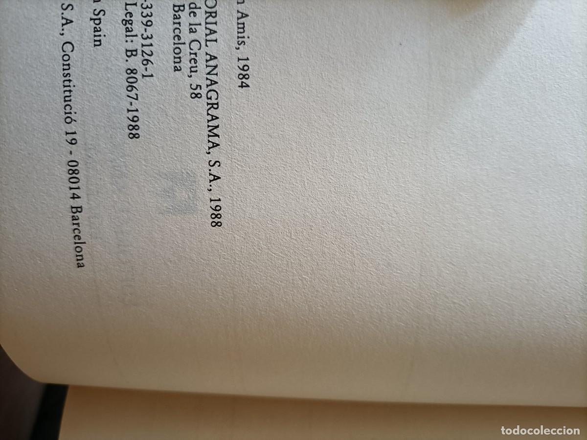 Libros de segunda mano: DINERO. MARTIN AMIS. ANAGRAMA, 1 ED. 1988 - Foto 3