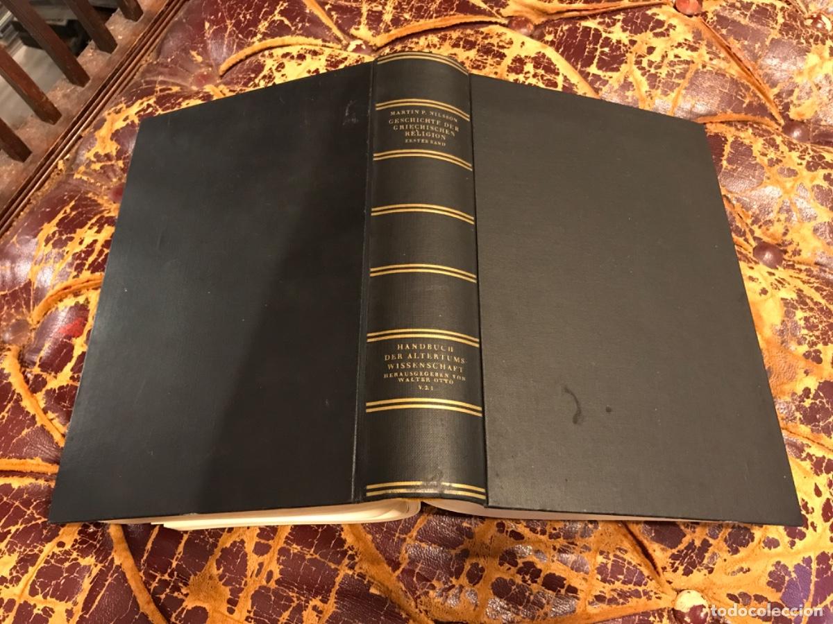 Libros de segunda mano: MARTIN P. NILSSON. GESCHICHTE DER GRIECHISCHEN RELIGION. 1941