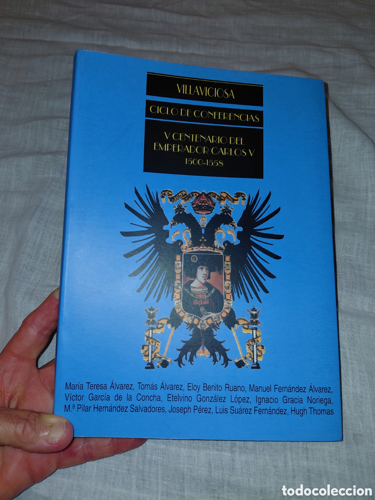 Libros de segunda mano: .VILLAVICIOSA CICLO DE CONFERENCIA.V CENTENARIO DEL EMPERADOR CARLOS V.M&ordf; TERESA ALVAREZ Y OTROS.