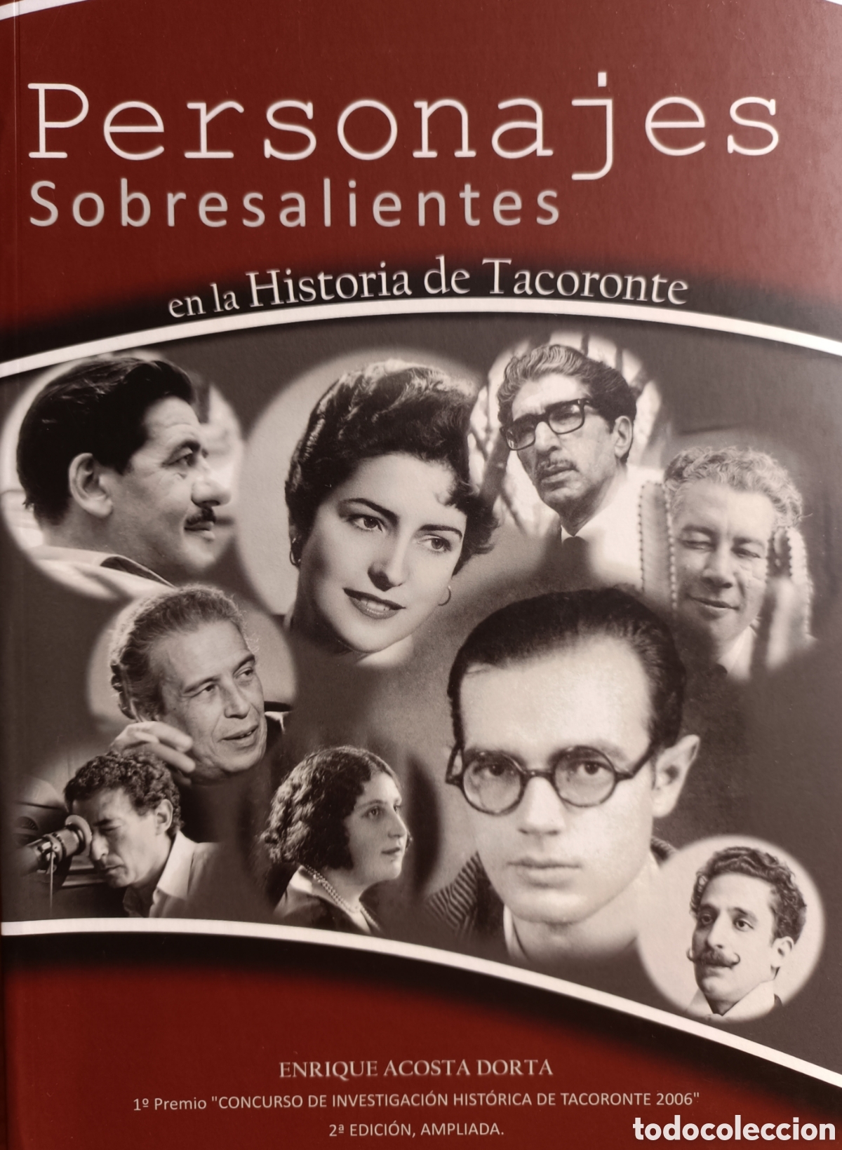 Libros de segunda mano: PERSONAJES SOBRESALIENTES EN LA HISTORIA DE TACORONTE