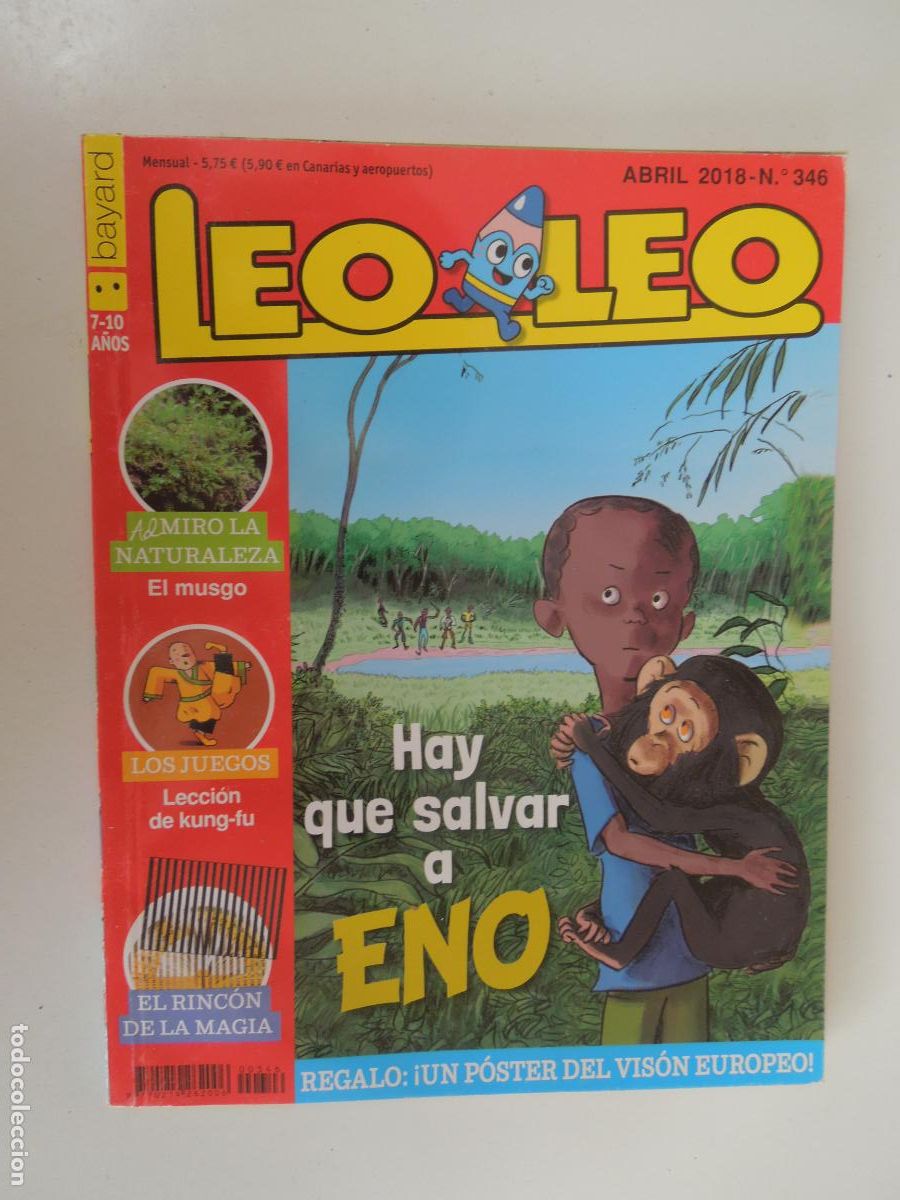 Libros de segunda mano: LEO LEO REVISTA INFANTIL N&ordm; 346 - 04-2018 - HAY QUE SALVAR A ENO -