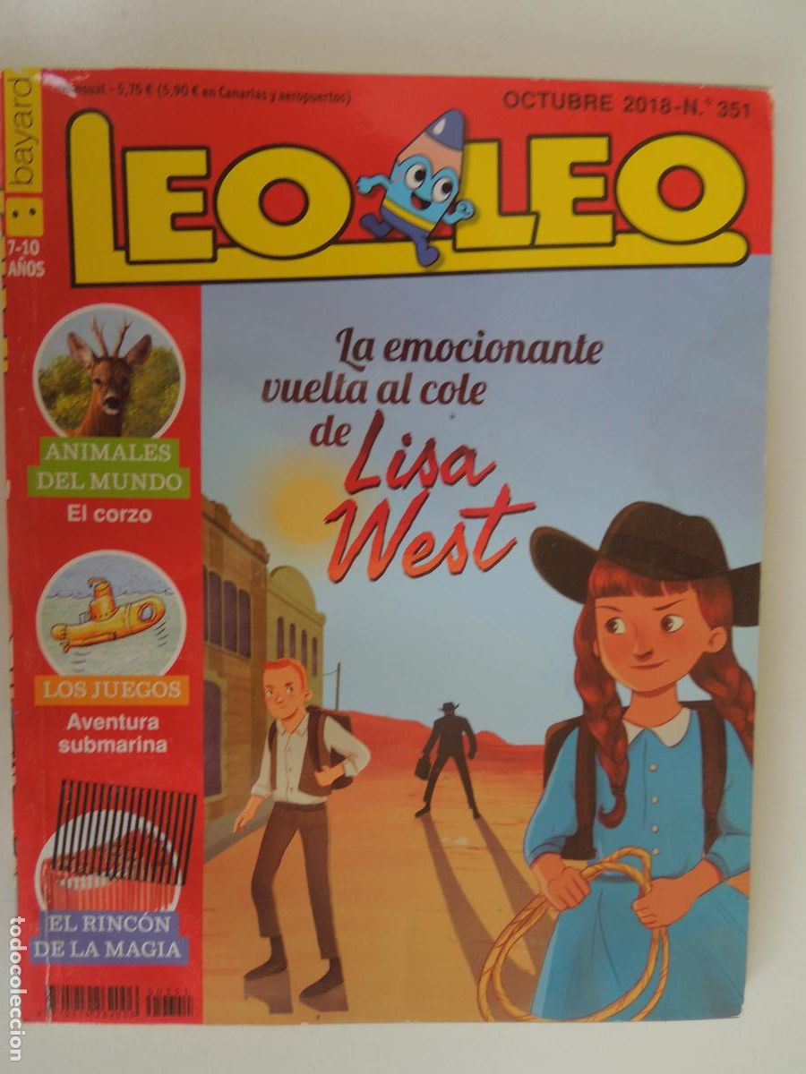Libros de segunda mano: LEO LEO REVISTA INFANTIL N&ordm; 351 - 10-2018 - LA EMOCIONANTE VUELTA AL COLE DE LISA WEST