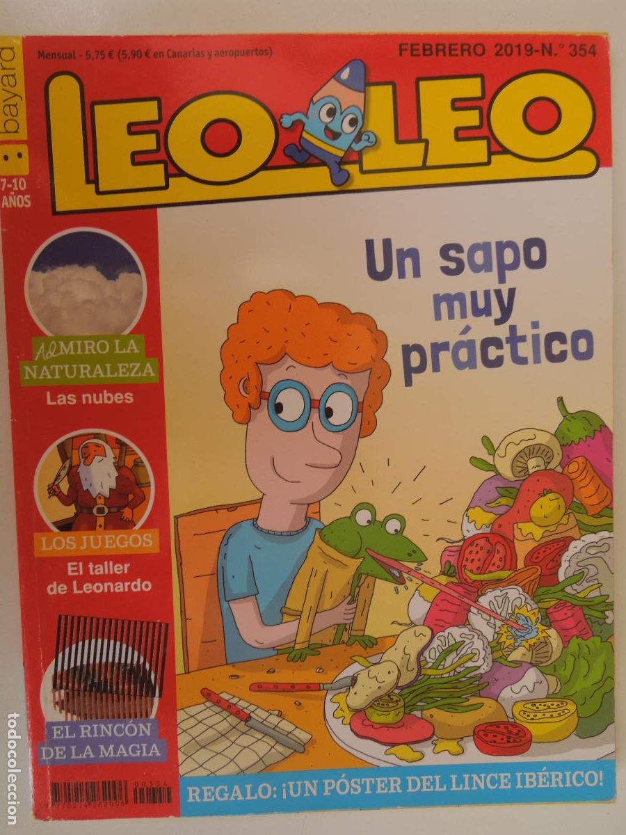 Libros de segunda mano: LEO LEO REVISTA INFANTIL N&ordm; 354 - 02-2019 -UN SAPO MUY PR&Aacute;CTICO