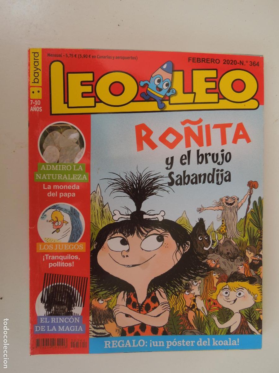 Libros de segunda mano: LEO LEO REVISTA INFANTIL N&ordm; 364- 02--2020 - RO&Ntilde;ITA Y EL BRUJO SABANDIJA