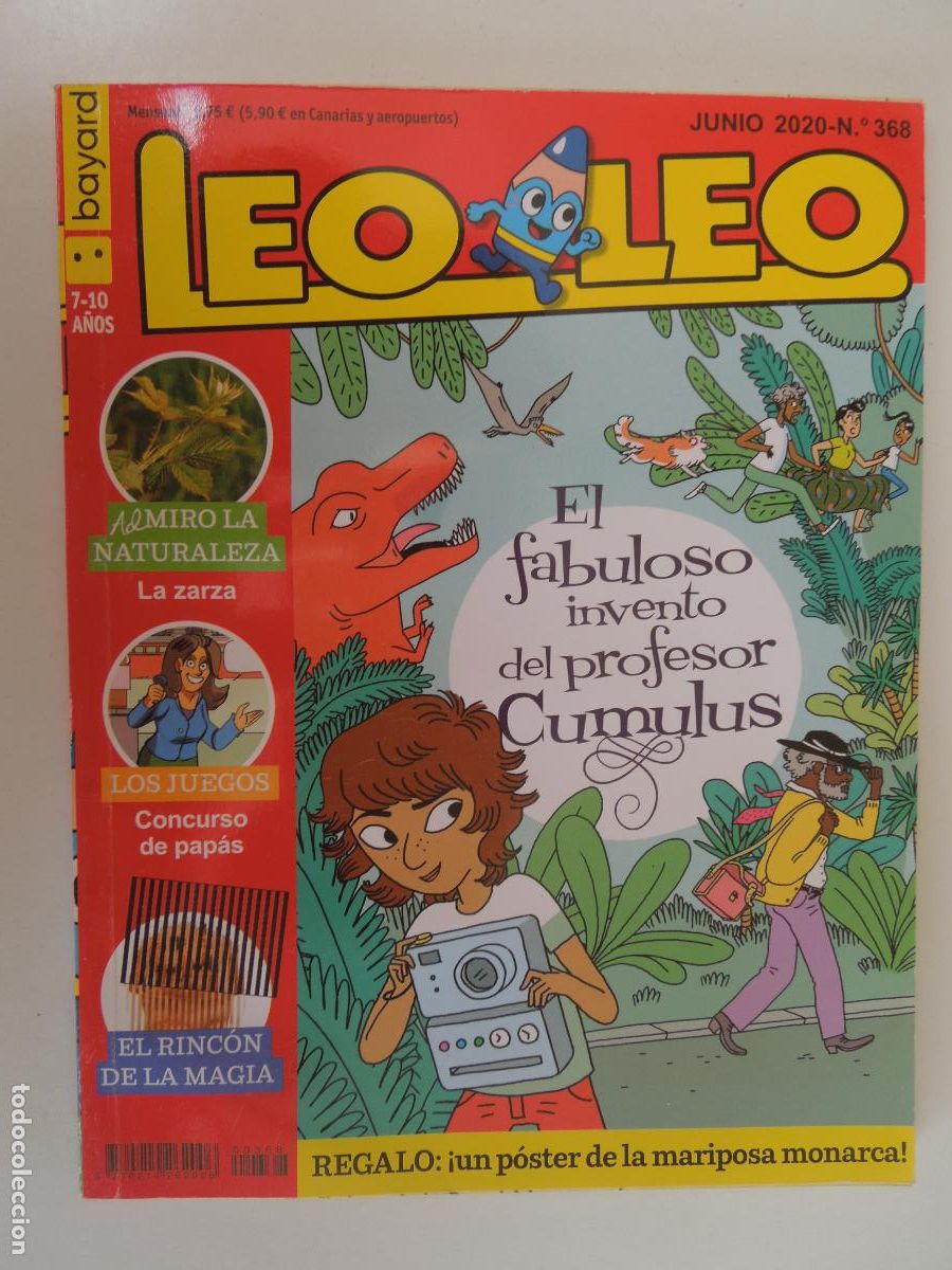 Libros de segunda mano: LEO LEO REVISTA INFANTIL N&ordm; 368- 06-2020 - ELFABULOSO INVENTO DEL PROFESOR CUMULUS