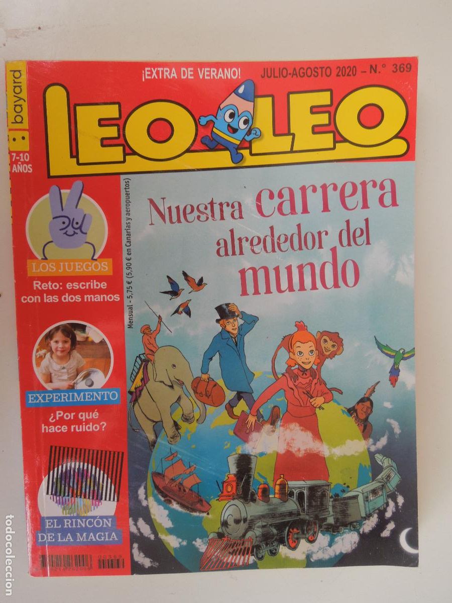 Libros de segunda mano: LEO LEO REVISTA INFANTIL N&ordm; 369- 07-08-2020 -NUESTRA CARRERA ALREDEDOR DEL MUNDO
