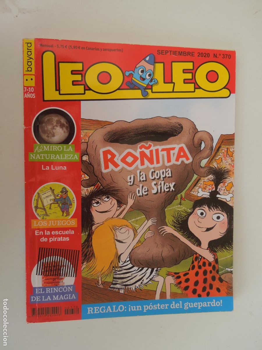 Libros de segunda mano: LEO LEO REVISTA INFANTIL N&ordm; 370- 09-2020 -RO&Ntilde;ITA Y LA COPA DE SILEX
