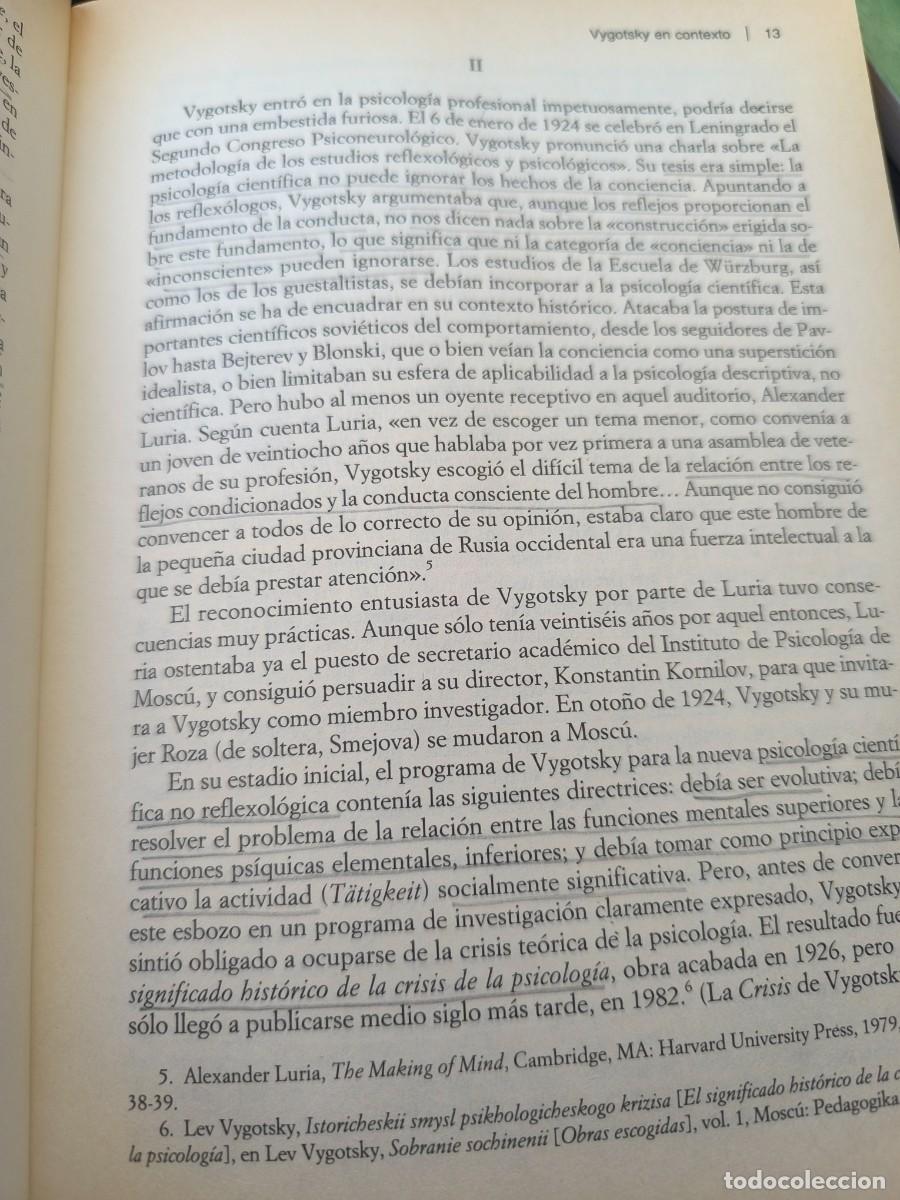 Libros de segunda mano: Pensamiento y lenguaje. ( Lev Vygotsky) - Foto 3