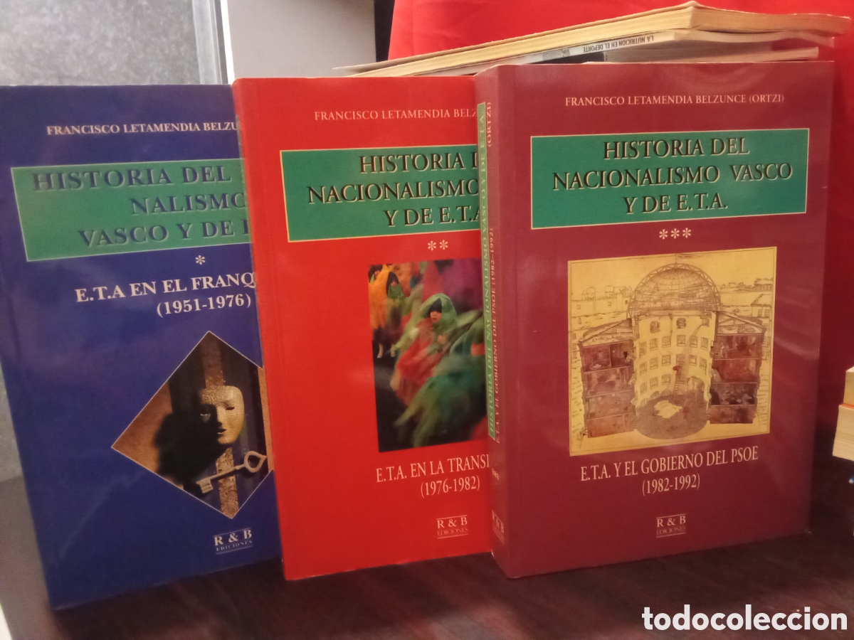 Libros de segunda mano: HISTORIA DEL NACIONALISMO VASCO Y DE E.T.A. 3 TOMOS