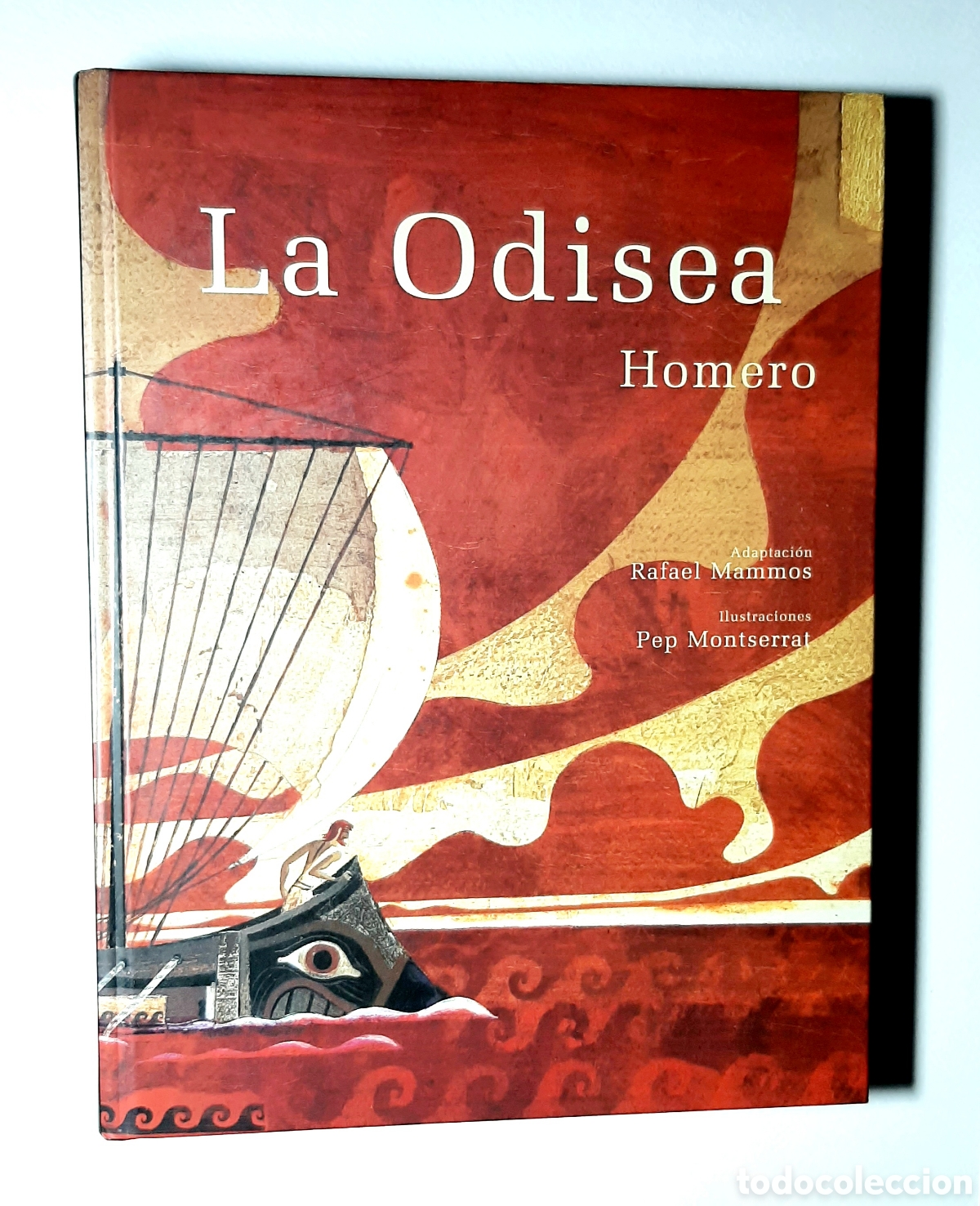 Libros de segunda mano: LA ODISEA. HOMERO. ADAPTACI&Oacute;N ILUSTRADA DE RAFAEL MAMMOS. COMBEL 2008.