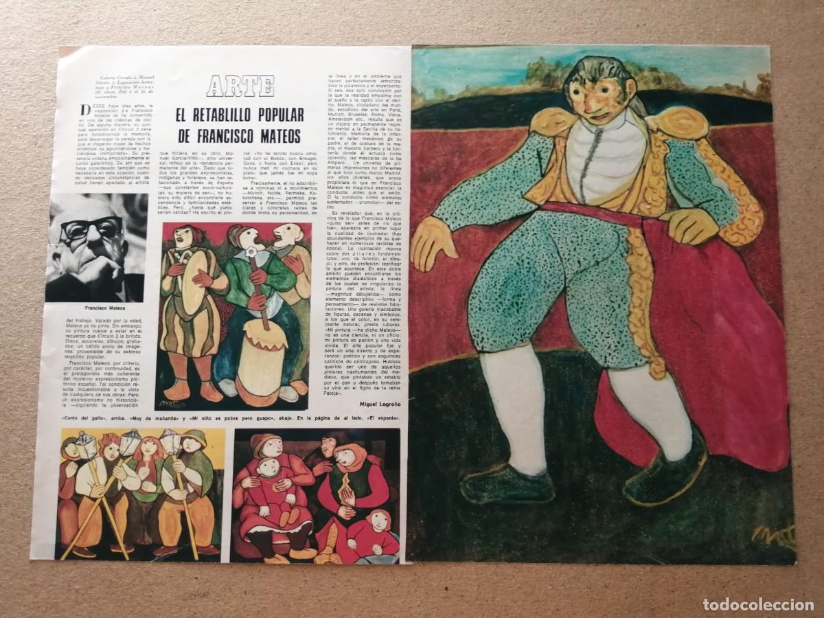 Libros de segunda mano: REPORTAJE ARTE. EL RETABLILLO POPULAR DE FRANCISCO MATEOS