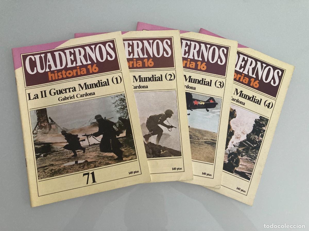Libros de segunda mano: CUADERNOS DE HISTORIA 16, N&ordm;71,72,73 Y 74, LA SEGUNDA GUERRA MUNDIAL