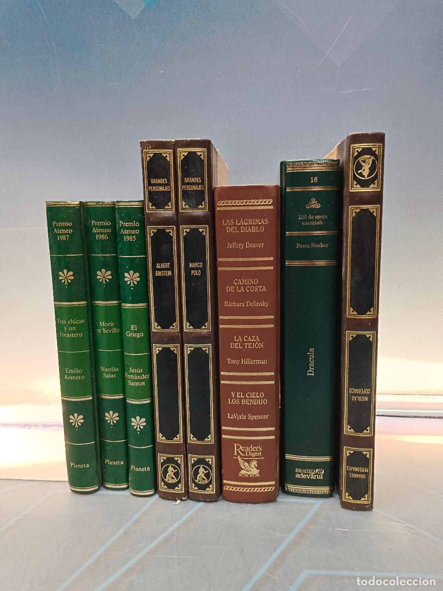 Libros de segunda mano: Lote 8 libros, cl&aacute;sicos, Premio ateneo, Grandes personajes, Readers Digest