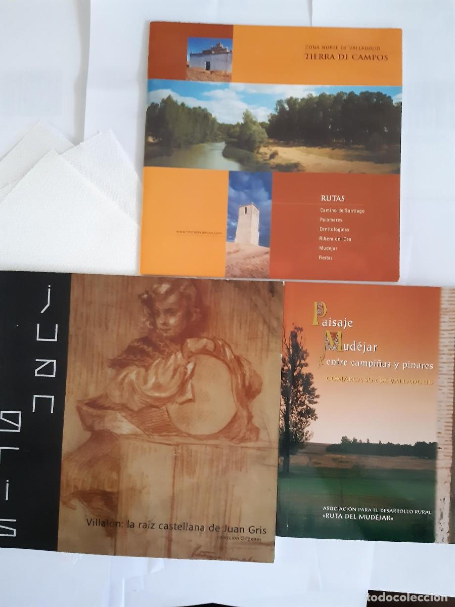 Livres d'occasion: JUAN GRIS VILLALON LA RAIZ CASTELLANA + PAISAJE MUDEJAR VALLADOLID + TIERRA DE CAMPOS