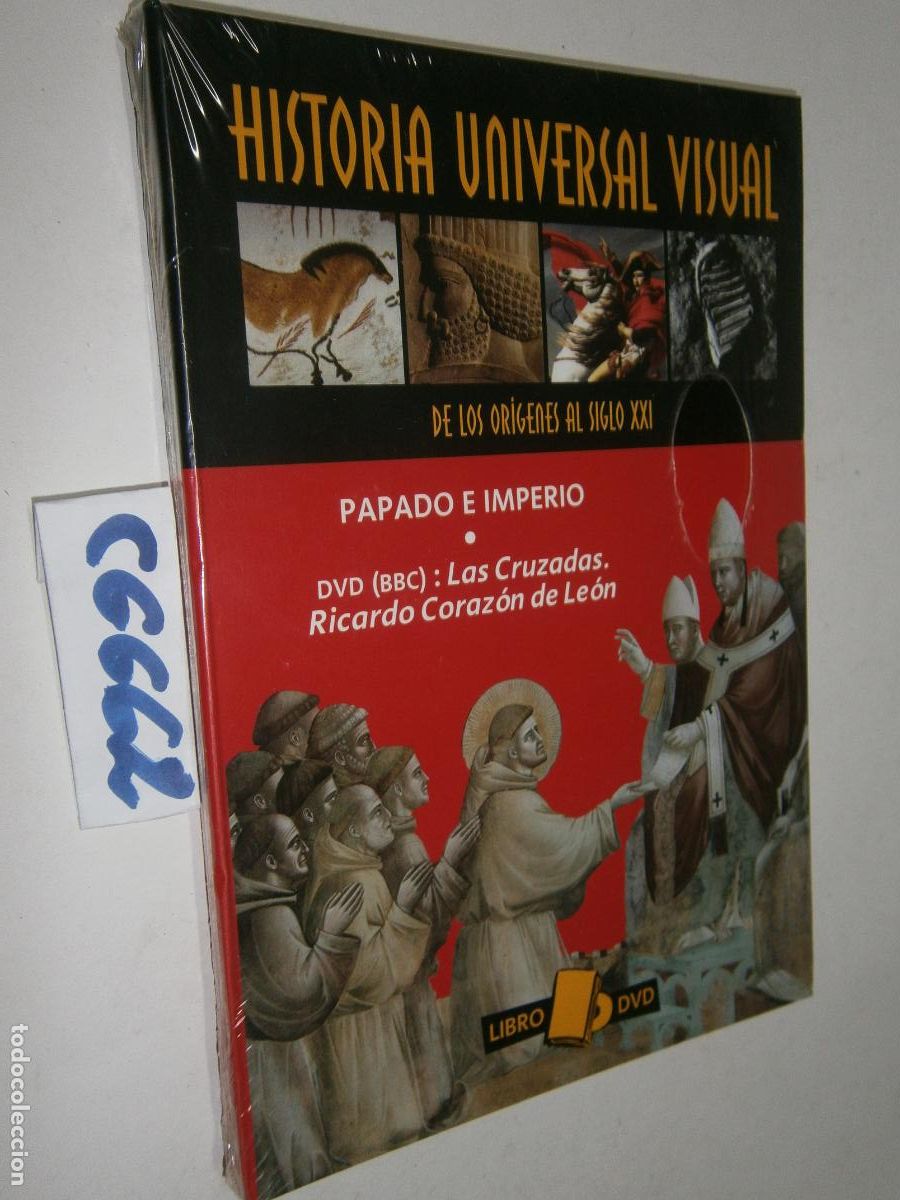 Libros de segunda mano: HISTORIA UNIVERSAL VISUAL - DVD Y LIBRETO (PRECINTADO) - Papado e Imperio. 1095-1291: Las Cruzadas