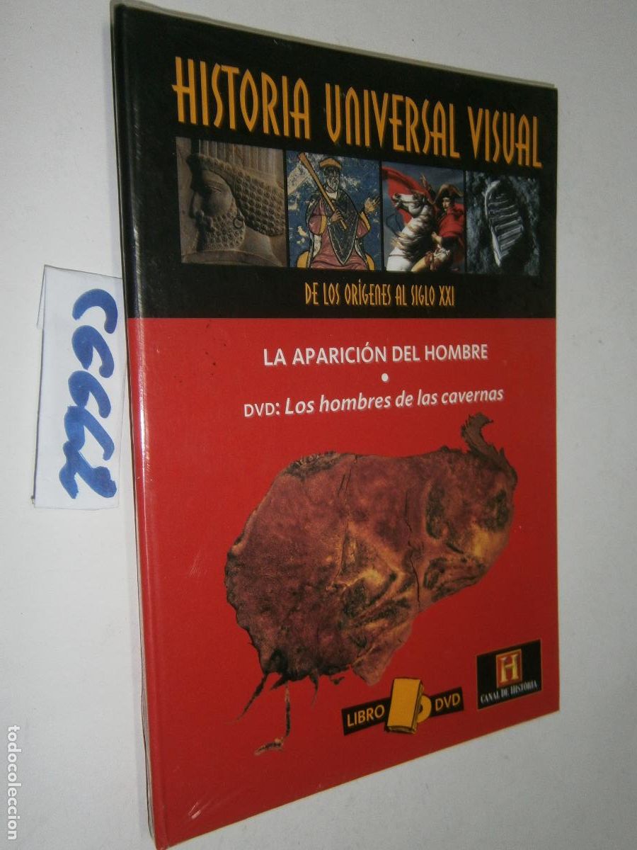 Libros de segunda mano: HISTORIA UNIVERSAL VISUAL - DVD Y LIBRETO (PRECINTADO) - La aparici&oacute;n del hombre: Los hombres de las