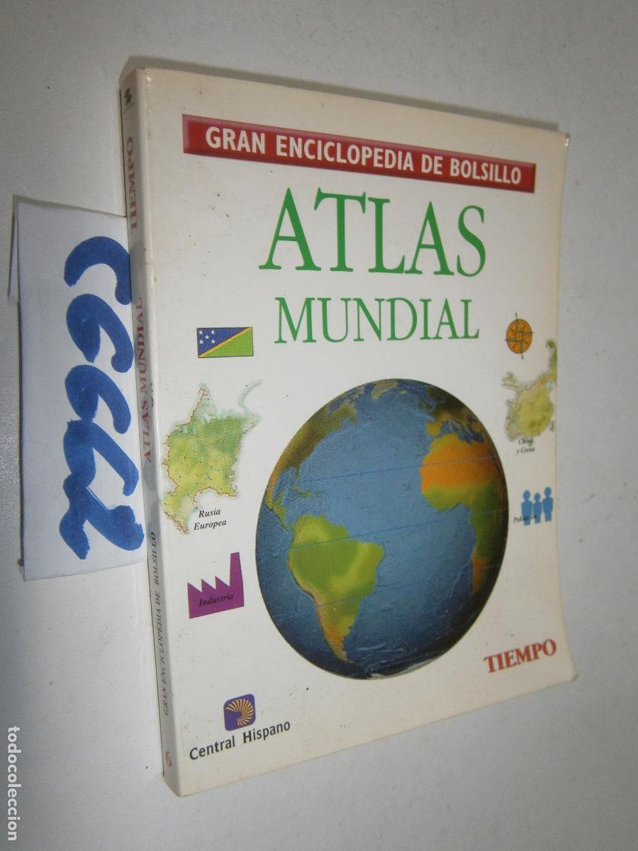 Libros de segunda mano: GRAN ENCICLOPEDIA DE BOLSILLO - ATLAS MUNDIAL
