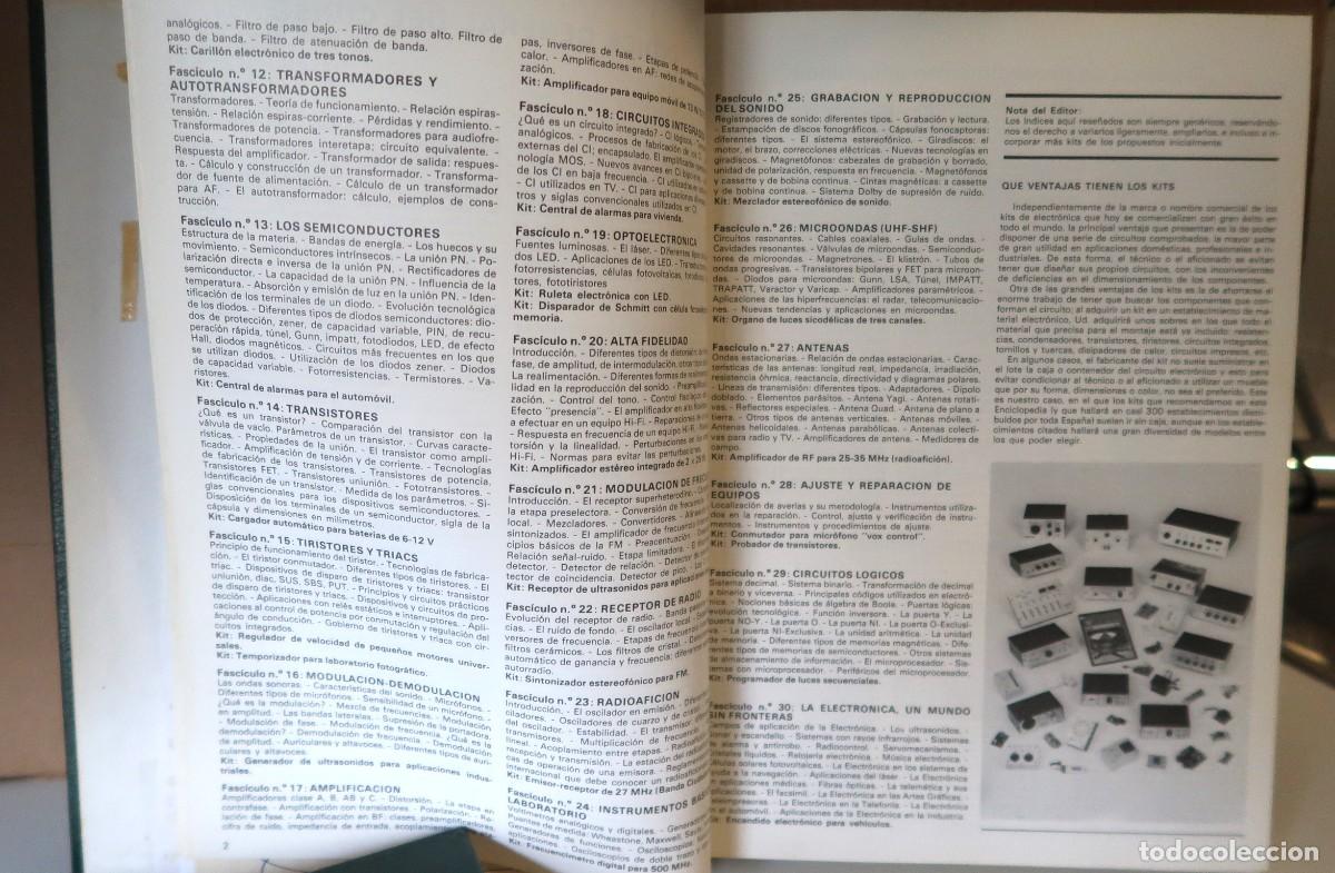 Libros de segunda mano: ENCICLOPEDIA DE ELECTRONICA EN 30 LECCIONES TEORIA Y PRACTICA editorial MARCOMBO - Foto 7