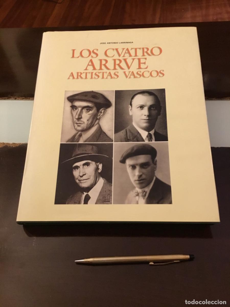 Libros de segunda mano: Pintura. Hnos Arrue. Libro -Los cuatro Arrue. Artistas vascos- J.A. Larrinaga, Muy buen estado numer