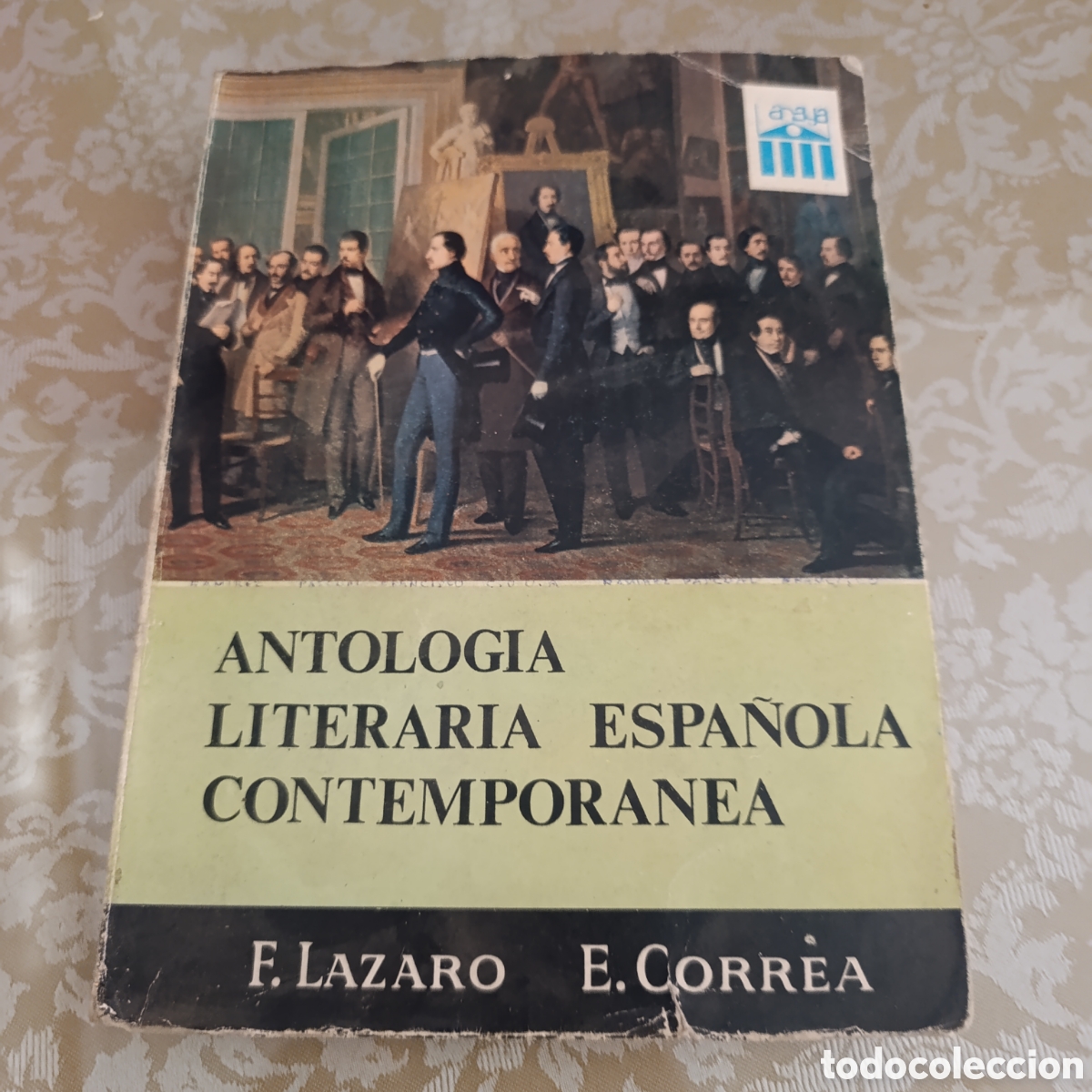 Libros de segunda mano: &rdquo;Antolog&iacute;a literaria espa&ntilde;ola contempor&aacute;nea&rdquo; de Fernando L&aacute;zaro Carreter,a&ntilde;o 1964