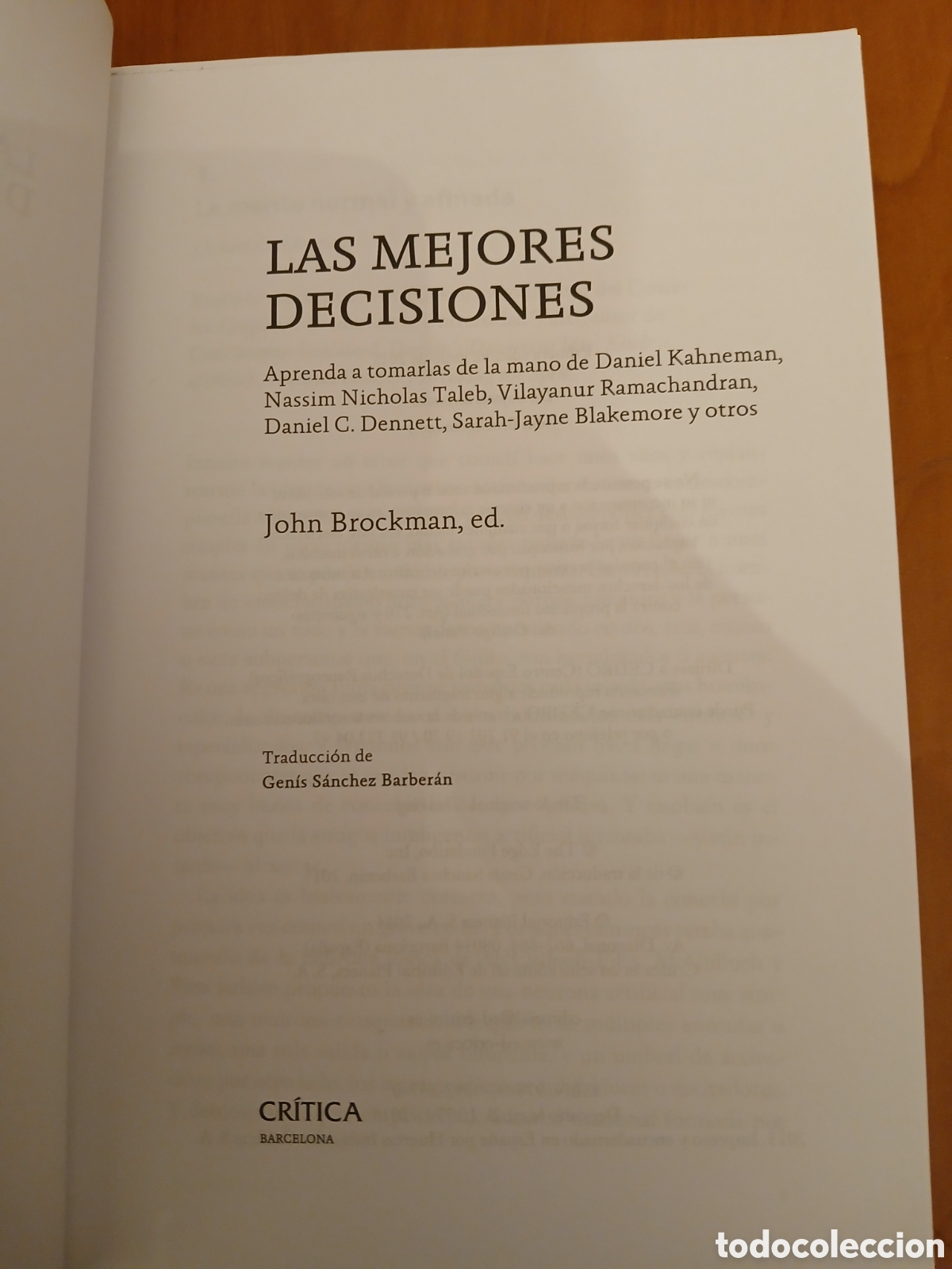 Libros de segunda mano: Las Mejores Decisiones. Daniel Kahneman y otros. - Foto 3