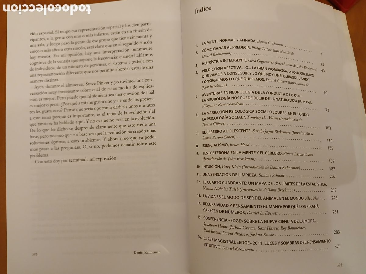 Libros de segunda mano: Las Mejores Decisiones. Daniel Kahneman y otros. - Foto 4