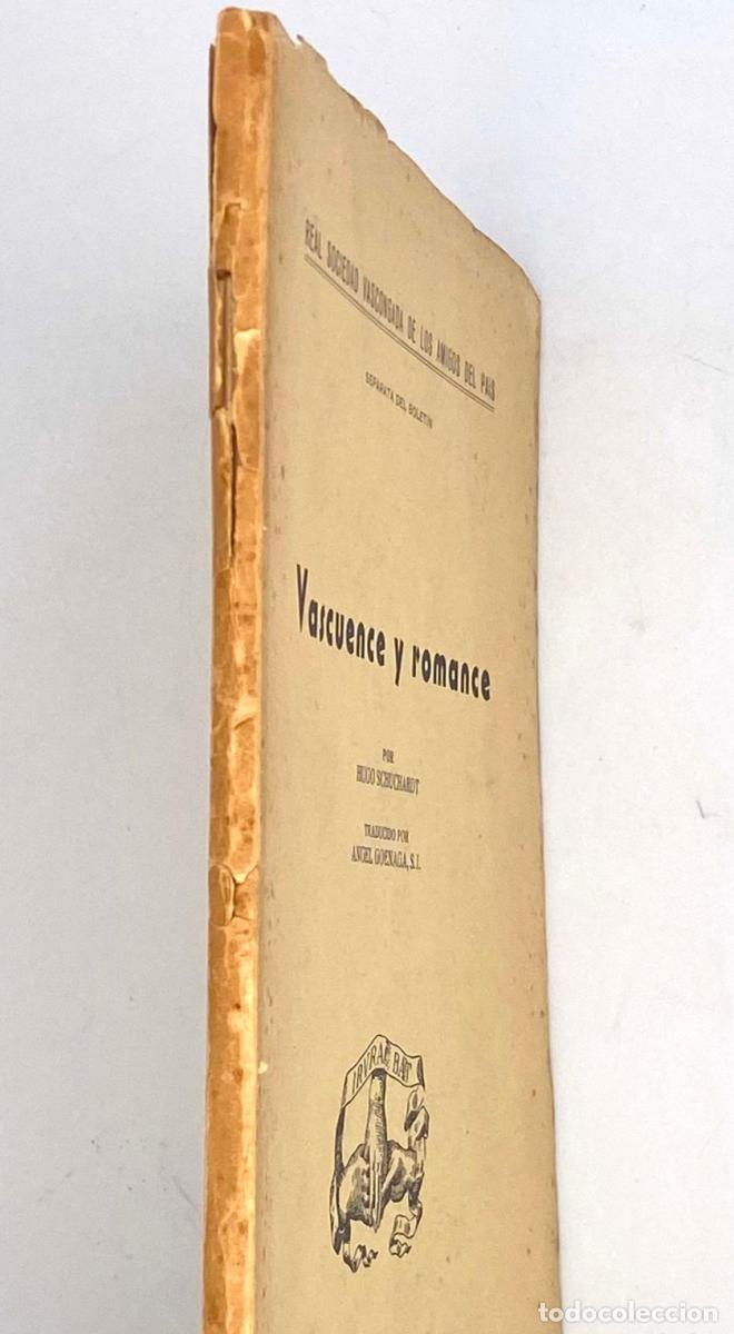Libros de segunda mano: VASCUENCE Y ROMANCE - Hugo Schuchardt - Foto 3