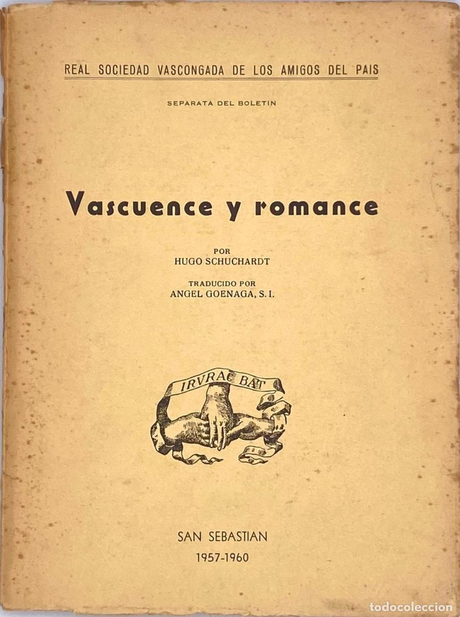 Libros de segunda mano: VASCUENCE Y ROMANCE - Hugo Schuchardt - Foto 1