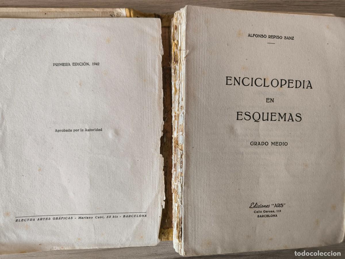 Libros de segunda mano: Enciclopedia en esquemas 1942 - Foto 4