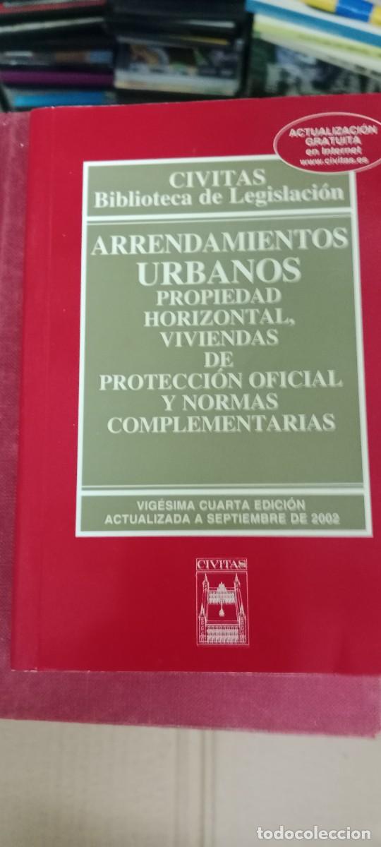 Libros de segunda mano: ARRENDAMIENTOS URBANOS CIVITAS LIBRO L-SM