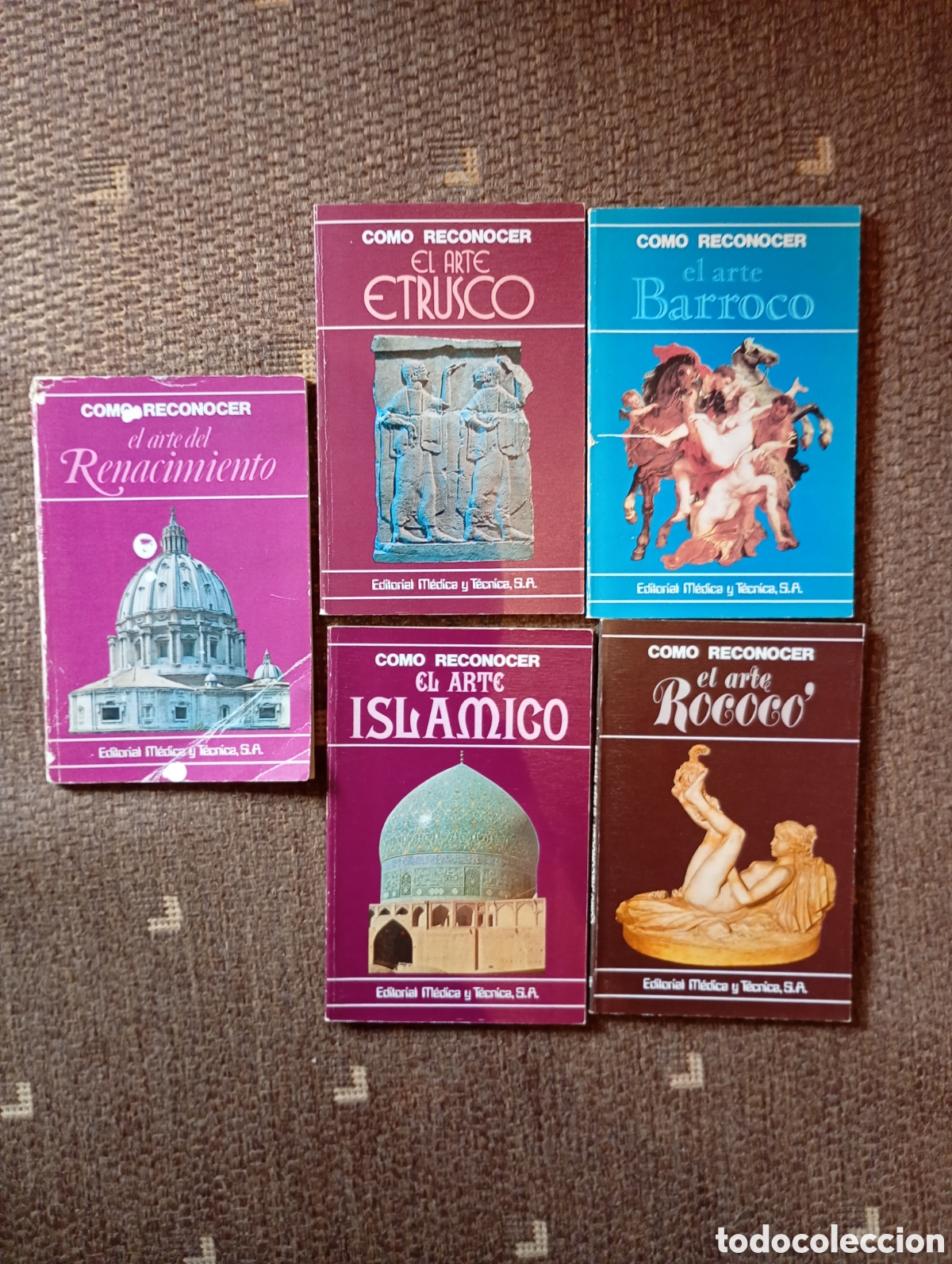 Libros de segunda mano: C&oacute;mo reconocer el arte..... colecci&oacute;n de 5 y tomos