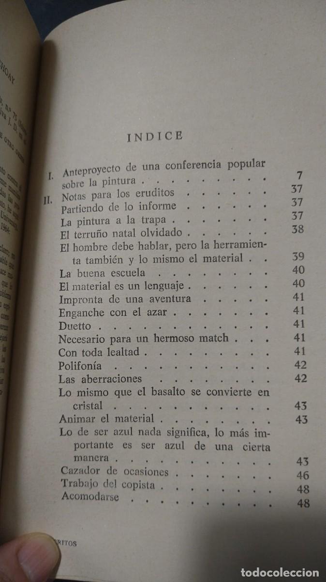 Libros de segunda mano: ESCRITOS SOBRE ARTE - JEAN DUBUFFET - Foto 4