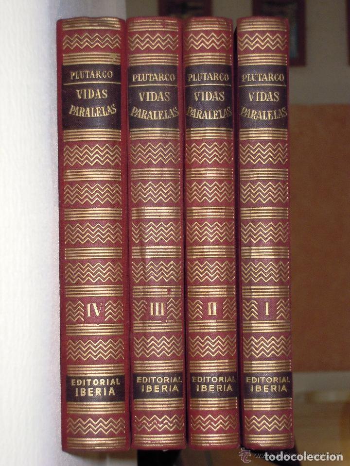 Livres d'occasion: VIDAS PARALELAS - 4 TOMOS - PLUTARCO - EDITORIAL IBERIA - ENVIO CERTIFICADO GRATIS .