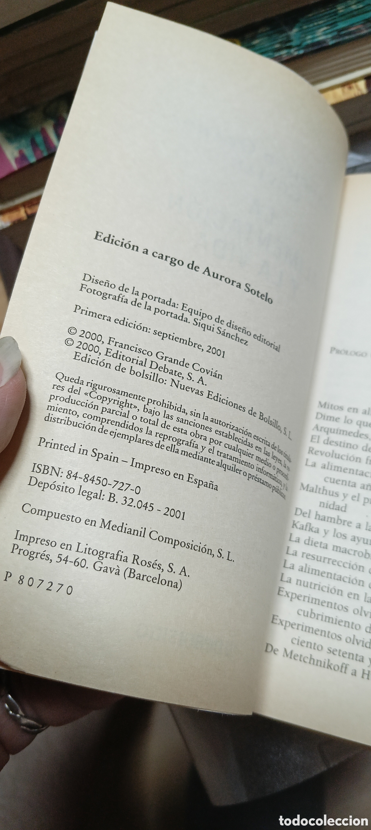 Libros de segunda mano: Libro La Alimentaci&oacute;n y la Vida - Foto 3