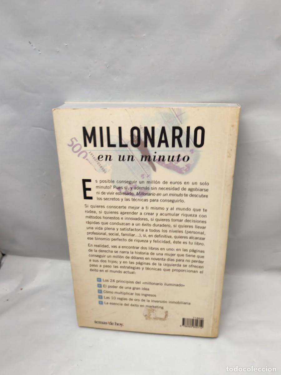 Libros de segunda mano: Millonario en un Minuto (Primera Edici&oacute;n) - Foto 2